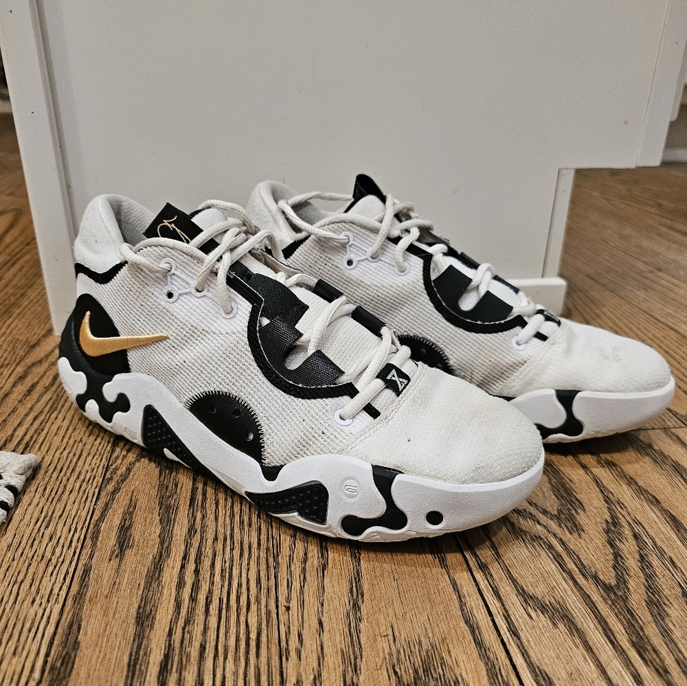Nike Paul George 6 Black and White Shoes